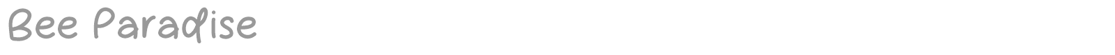 Bee Paradise font preview